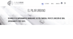 Desktop Screenshot of elpilarurbano.com